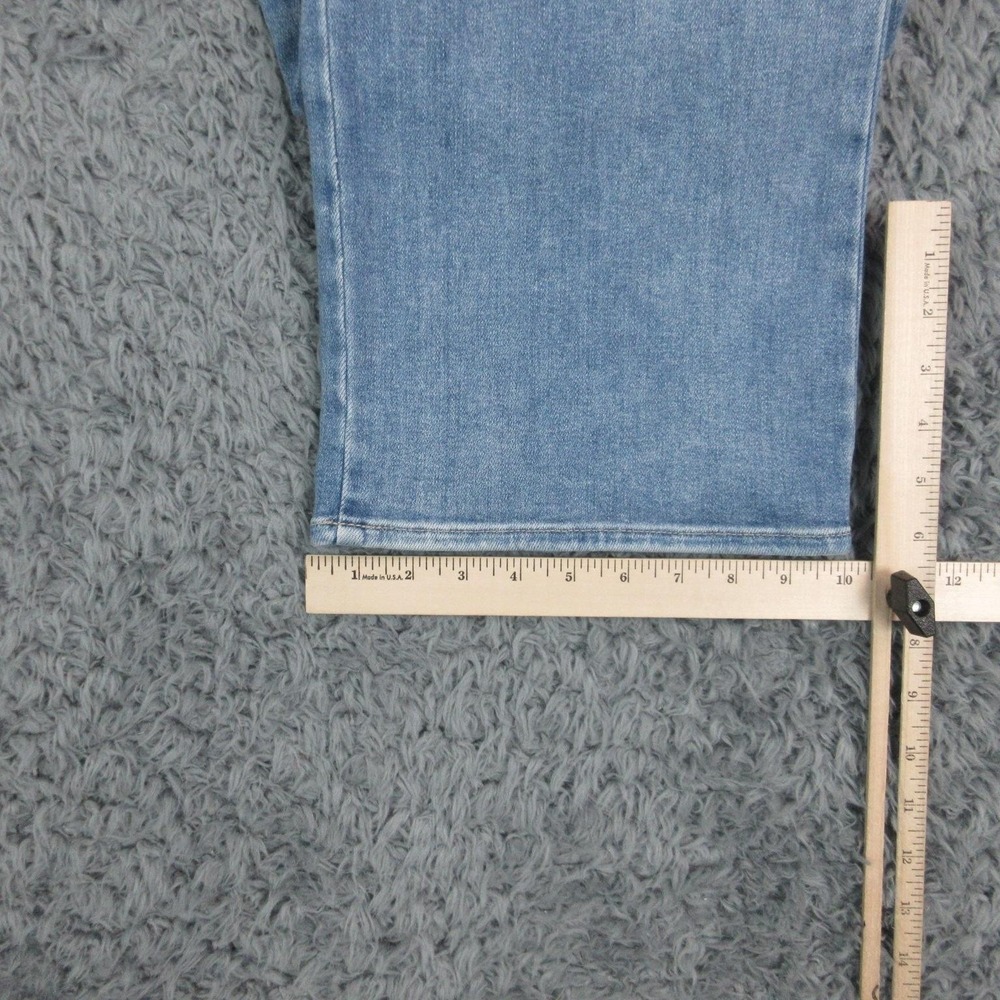 JustUSA Jeans Womens 28P/6P Blue Mid Rise Cargo Wide Leg Relaxed Denim 29x28* - Picture 10 of 16